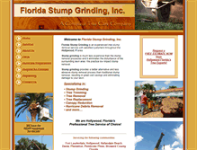 Tablet Screenshot of floridastumpgrinding.com